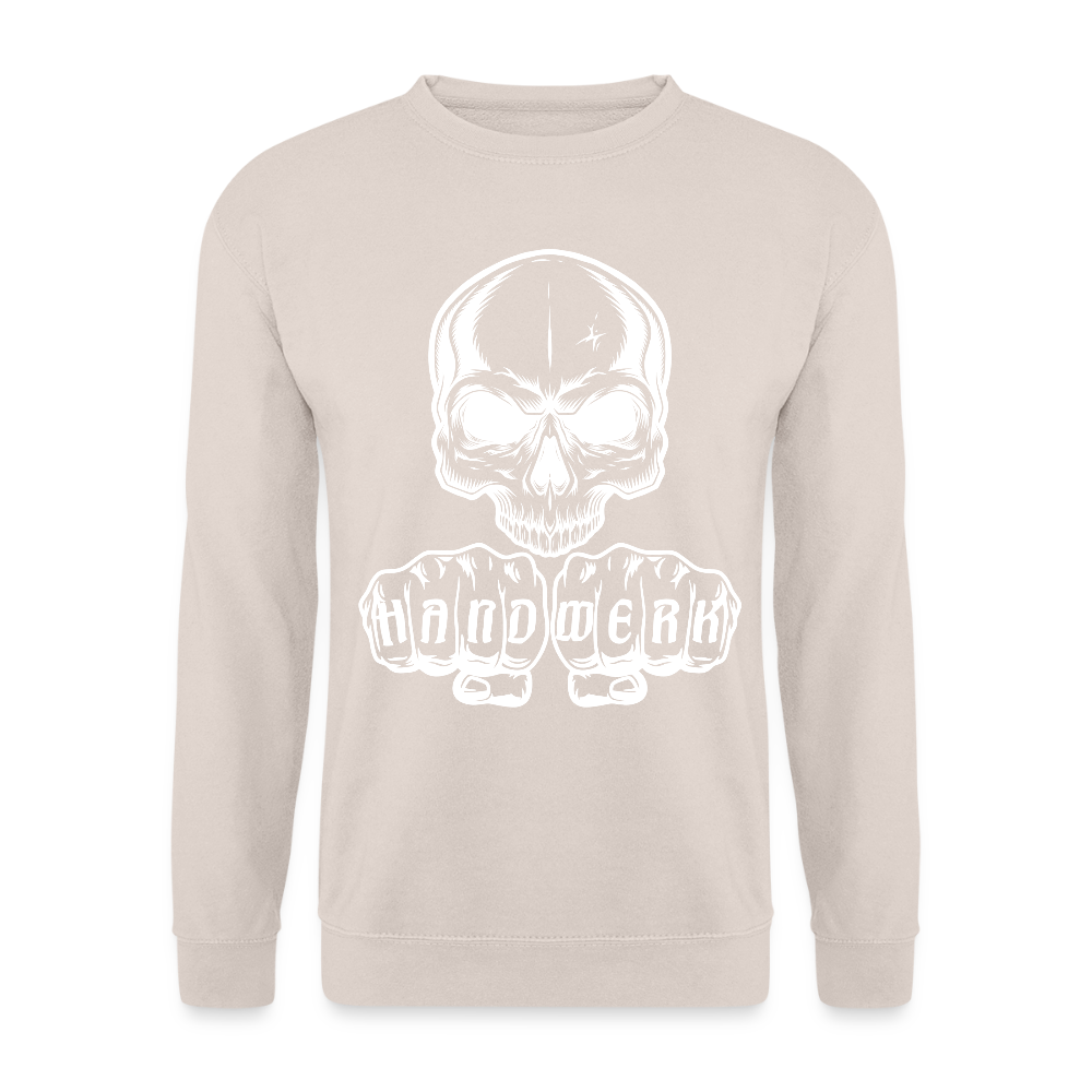 Unisex Pullover "Skull-Handwerk" Sand Unisex Pullover