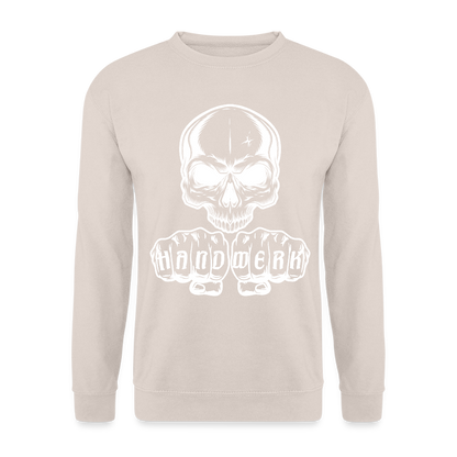 Unisex Pullover "Skull-Handwerk" Sand Unisex Pullover