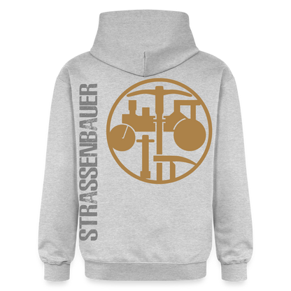 Gildan Unisex Softstyle® "Strassenbauer" Hellgrau meliert Gildan Unisex Softstyle® Midweight Hoodie
