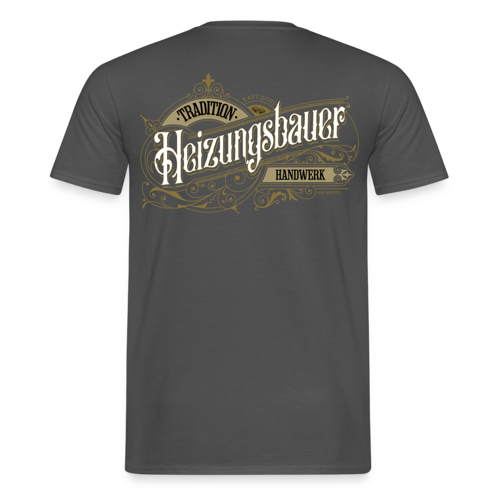 Unisex Heizungsbauer T-Shirt von Spreadconnect, nostalgisches Männer T-Shirt mit Heizungsinstallationsdesign, bequem und stylisch