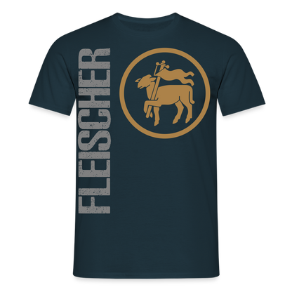 Unisex T-Shirt "Fleischer" Navy Männer T-Shirt