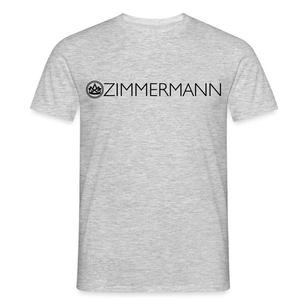 Unisex T-Shirt "Zimmermann" Grau meliert Männer T-Shirt
