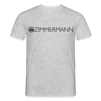 Unisex T-Shirt "Zimmermann" Grau meliert Männer T-Shirt