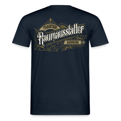 Unisex T-Shirt "Raumausstatter"-Nostalgie von Spreadconnect, bequemes Männer T-Shirt mit nostalgischem Design, Frontansicht