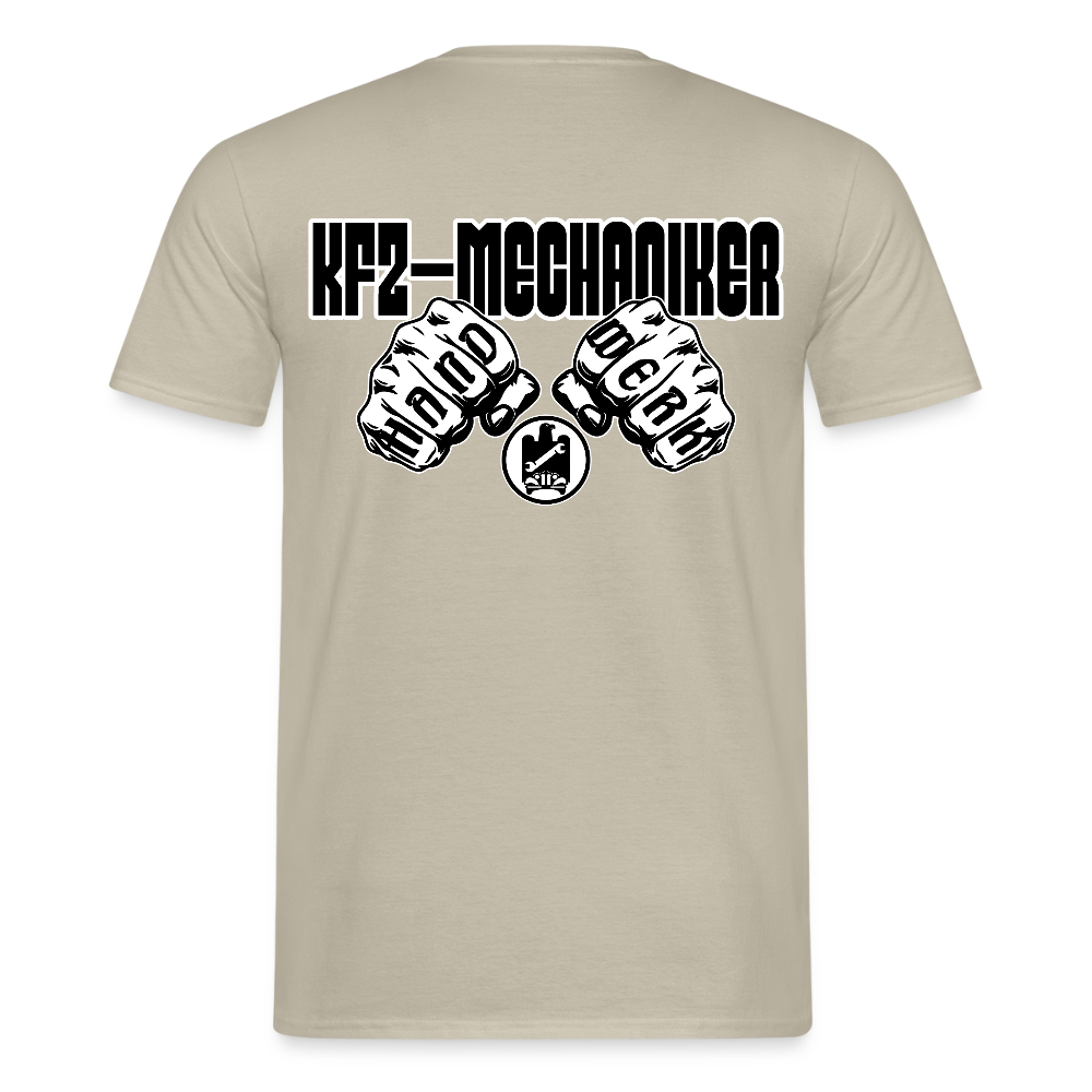 Unisex T-Shirt "Mechaniker" Sandbeige Männer T-Shirt