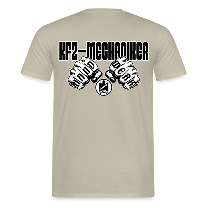 Unisex T-Shirt "Mechaniker" Sandbeige Männer T-Shirt