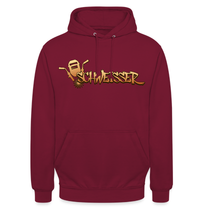 Unisex Hoodie "Schweisser" Bordeaux Unisex Hoodie