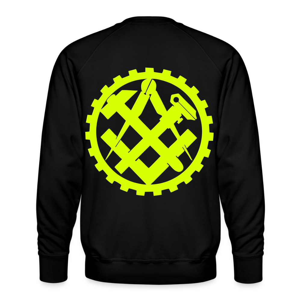 Unisex Premium Pullover "Mechaniker" neongelb Männer Premium Pullover