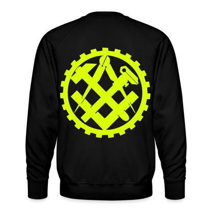 Unisex Premium Pullover "Mechaniker" neongelb Männer Premium Pullover