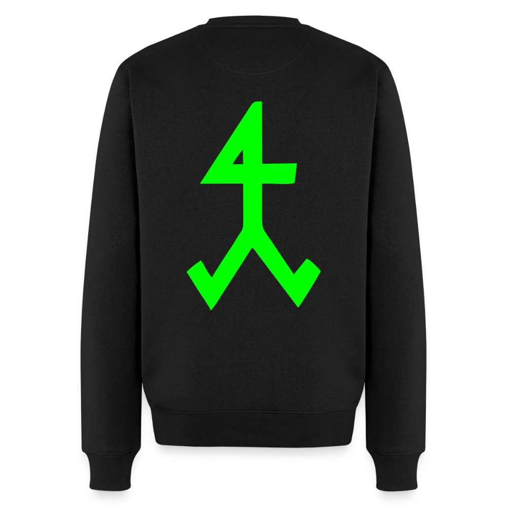 Unisex Premium Pullover "Steinmetz" neongrün Schwarz Männer Premium Pullover