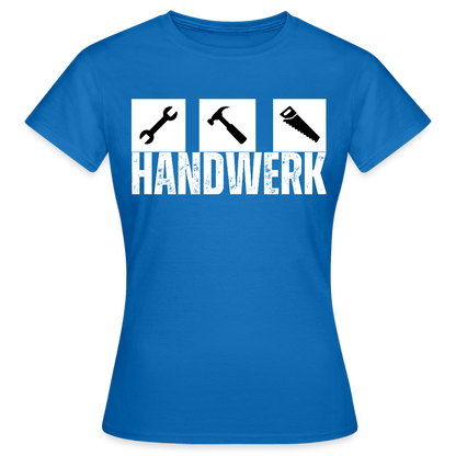 Frauen T-Shirt "Werkzeug" Royalblau Frauen T-Shirt