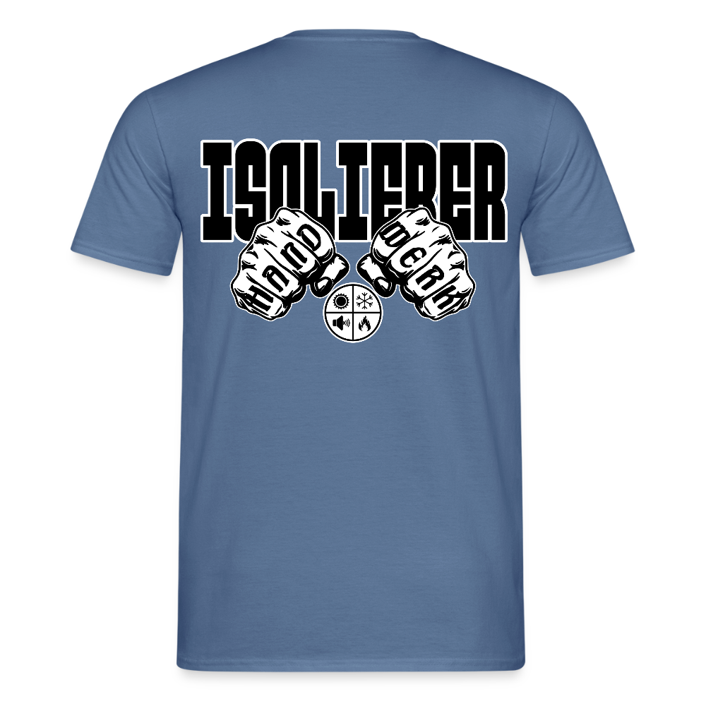 Unisex T-Shirt "Isolierer" Taubenblau Männer T-Shirt