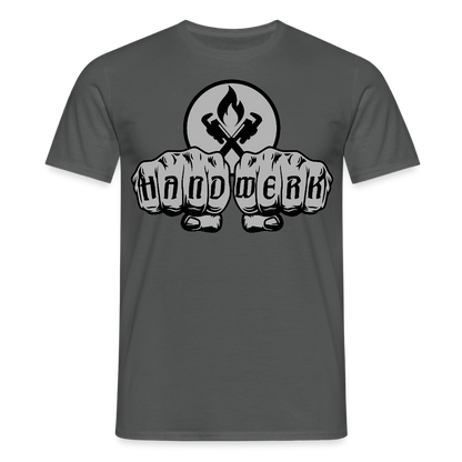 Unisex T-Shirt "Heizungsbauer" Anthrazit Männer T-Shirt