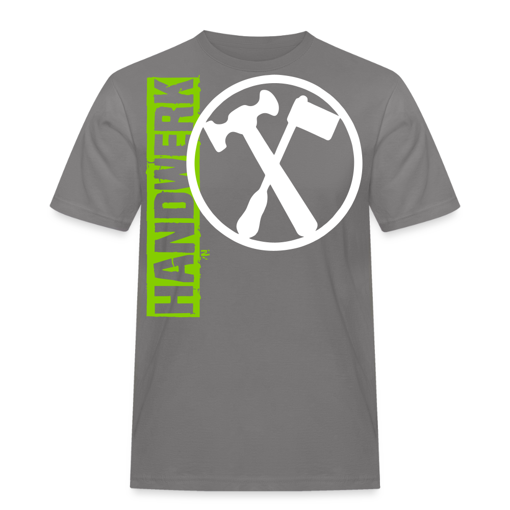 Unisex Workwear T-Shirt "Installateur" Grau Männer Workwear T-Shirt