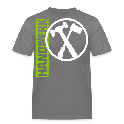 Unisex Workwear T-Shirt "Installateur" Grau Männer Workwear T-Shirt