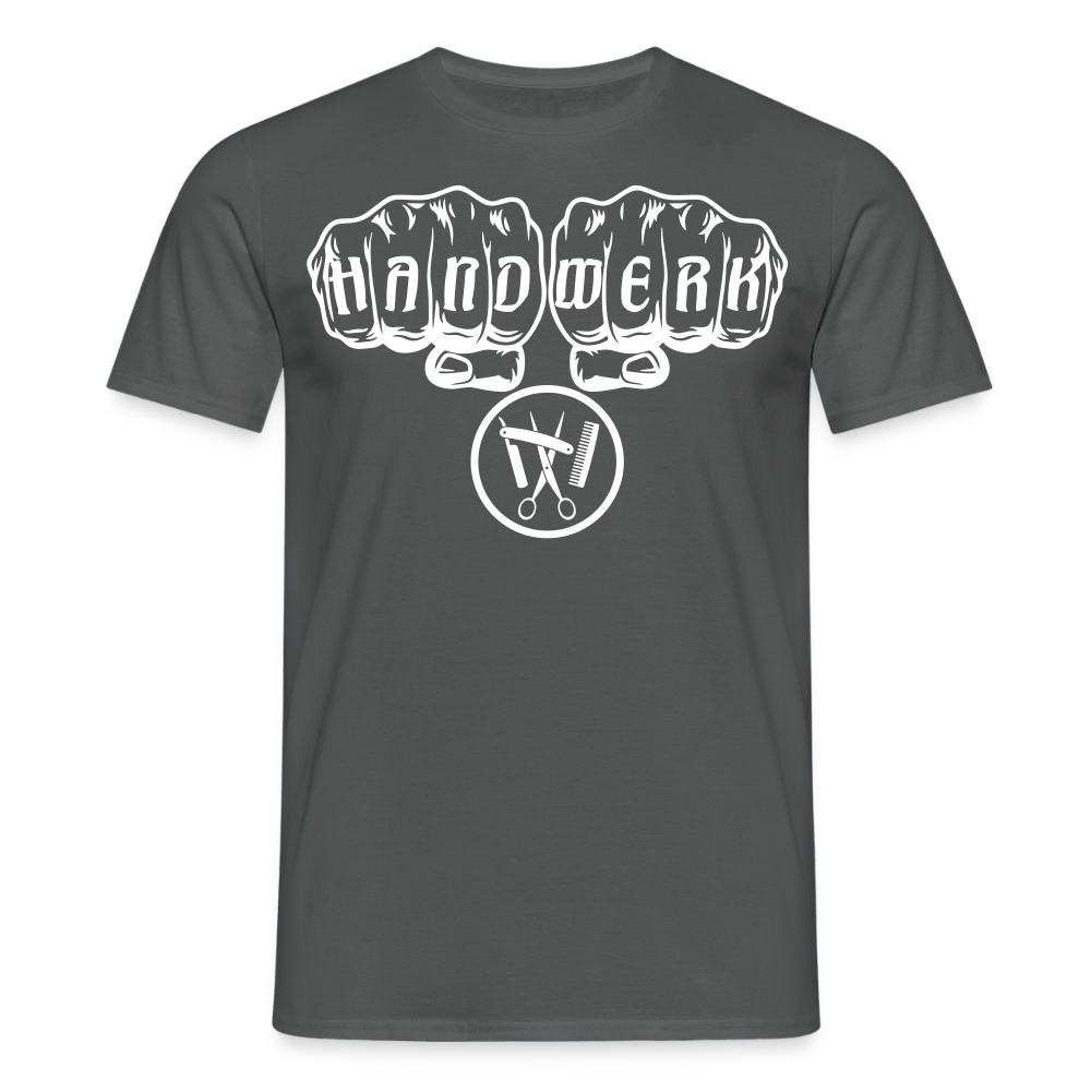 Unisex T-Shirt "Friseur" Anthrazit Männer T-Shirt