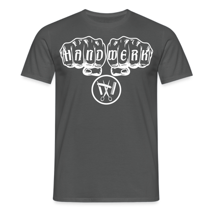Unisex T-Shirt "Friseur" Anthrazit Männer T-Shirt