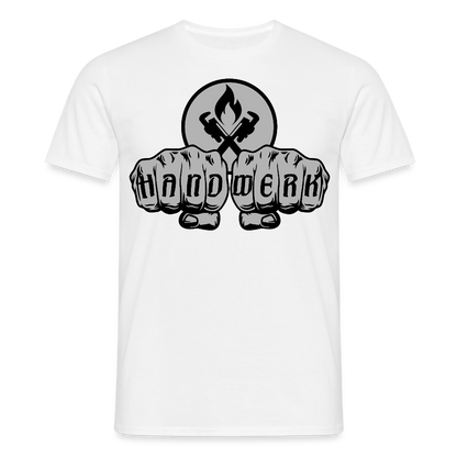 Unisex T-Shirt "Heizungsbauer" Weiß Männer T-Shirt