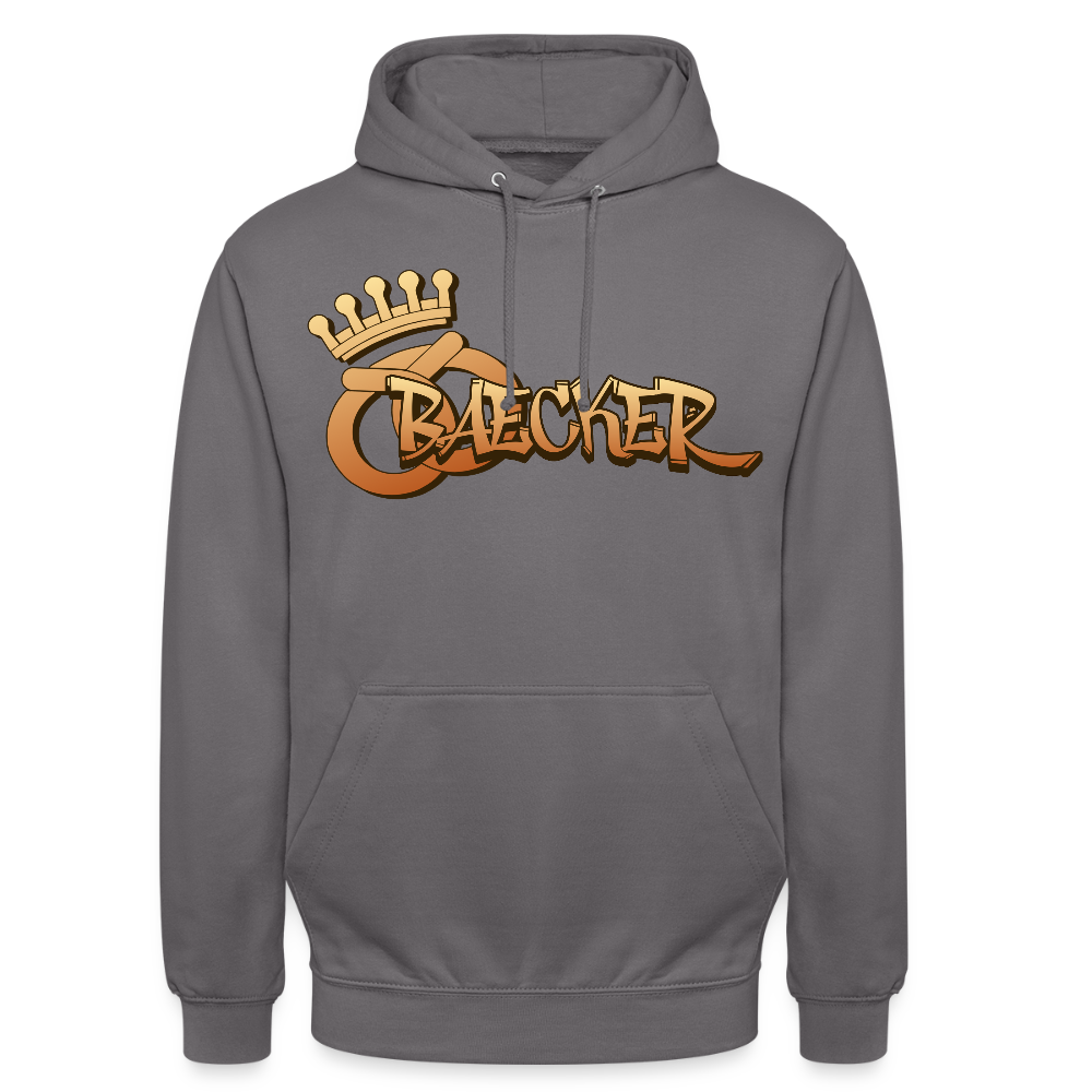 Unisex Hoodie "Bäcker" Mittelgrau Unisex Hoodie