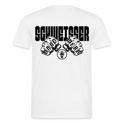 Unisex T-Shirt "Schweisser" Weiß Männer T-Shirt