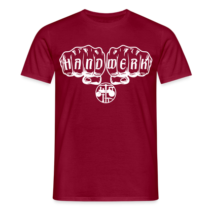 Unisex T-Shirt "Strassenbauer" Ziegelrot Männer T-Shirt