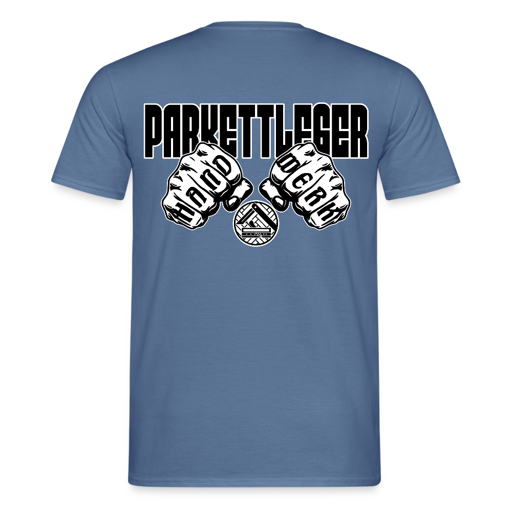 Unisex T-Shirt "Parkettleger" Taubenblau Männer T-Shirt