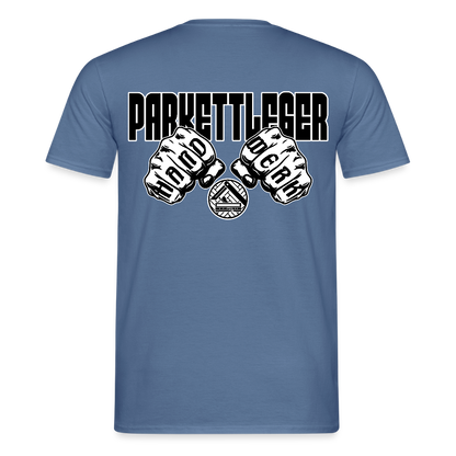 Unisex T-Shirt "Parkettleger" Taubenblau Männer T-Shirt