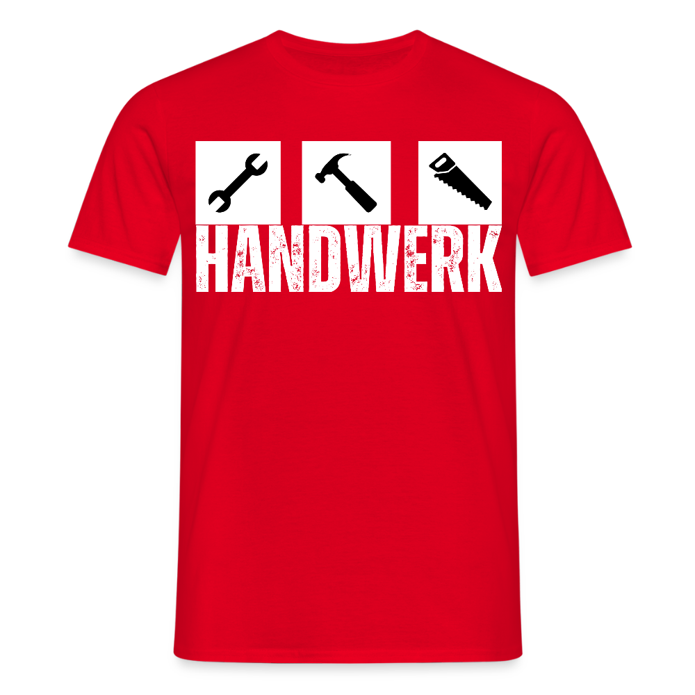 Unisex T-Shirt "Werkzeug" Rot Männer T-Shirt
