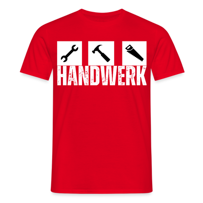 Unisex T-Shirt "Werkzeug" Rot Männer T-Shirt