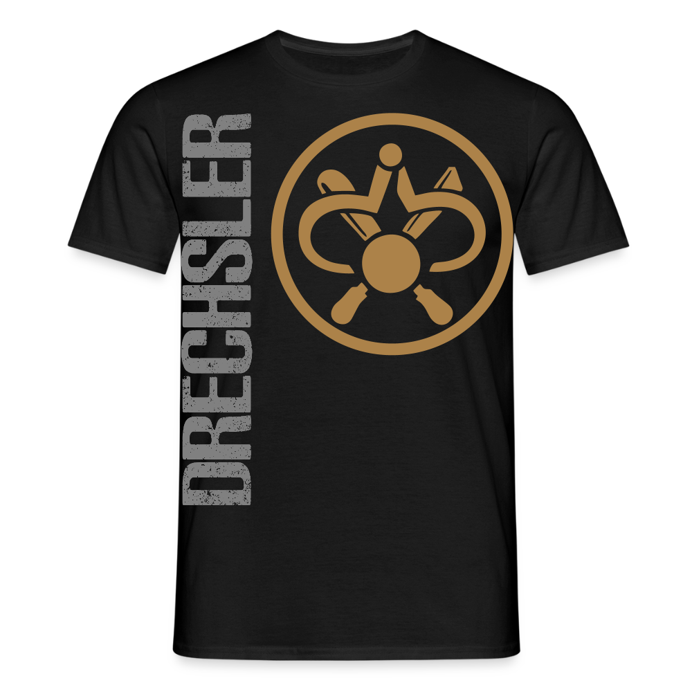 Unisex T-Shirt "Drechsler" Schwarz Männer T-Shirt