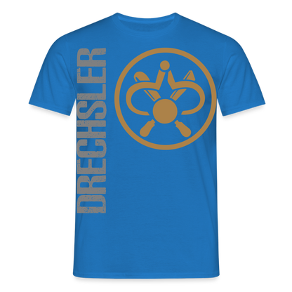 Unisex T-Shirt "Drechsler" Royalblau Männer T-Shirt