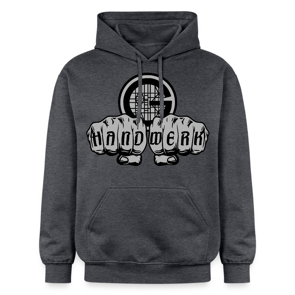 Gildan Unisex Softstyle® "Gerüstbauer" Dunkelgrau meliert Gildan Unisex Softstyle® Midweight Hoodie