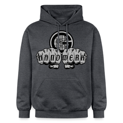 Gildan Unisex Softstyle® "Gerüstbauer" Dunkelgrau meliert Gildan Unisex Softstyle® Midweight Hoodie