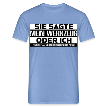 Unisex T-Shirt "Werkzeug" carolina blue Männer T-Shirt