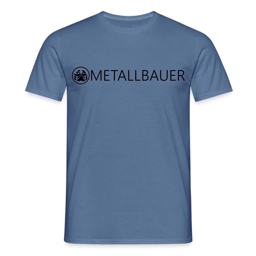 Unisex T-Shirt "Metallbauer" Taubenblau Männer T-Shirt