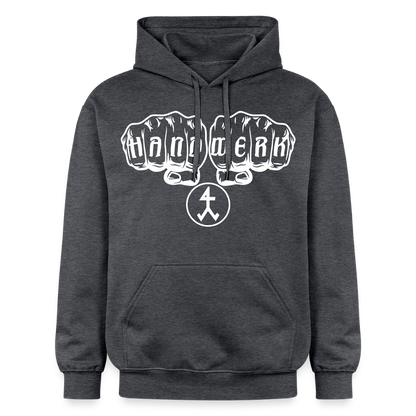 Gildan Unisex Softstyle® "Steinmetz" Dunkelgrau meliert Gildan Unisex Softstyle® Midweight Hoodie