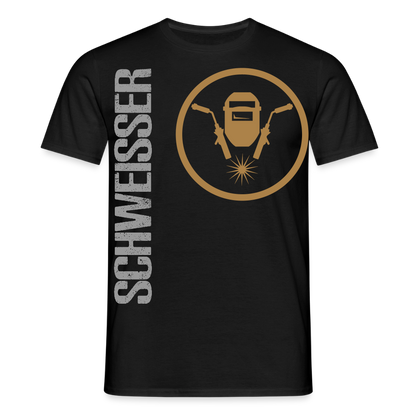 Unisex T-Shirt "Schweisser" Schwarz Männer T-Shirt