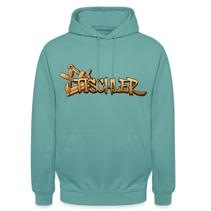 Unisex Hoodie "Tischler" Pastelltürkis Unisex Hoodie