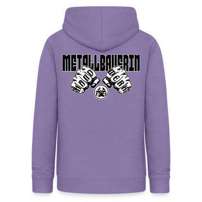 Frauen Hoodie "Metallbauerin" (beidseitig beruckt) Lavendel Frauen Hoodie