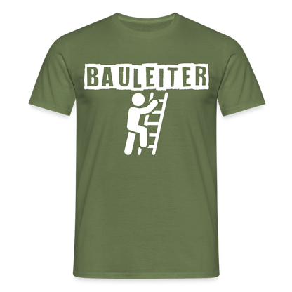 Unisex T-Shirt "Bauleiter" Militärgrün Männer T-Shirt