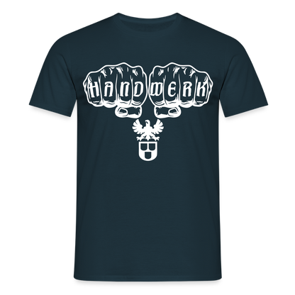 Unisex T-Shirt "Maler" Navy Männer T-Shirt