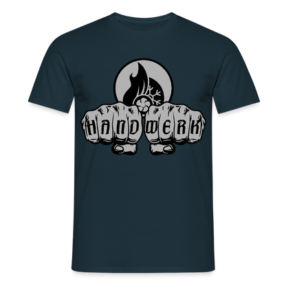 Unisex T-Shirt "Klimatechniker" Navy Männer T-Shirt