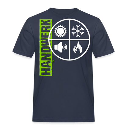 Unisex Workwear T-Shirt "Isolierer" Navy Männer Workwear T-Shirt