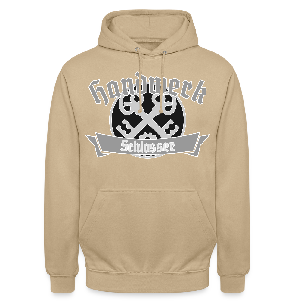 Unisex Hoodie "Schlosser" Beige Unisex Hoodie