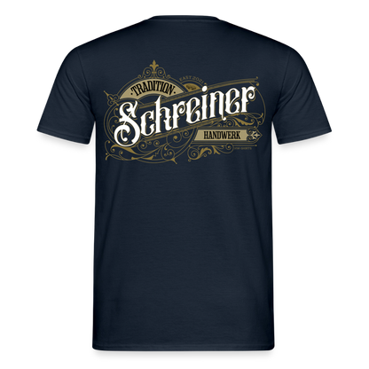 Unisex T-Shirt "Schreiner" von Spreadconnect, Männer T-Shirt mit nostalgischem Holzarbeiter-Design, bequem und stylisch.