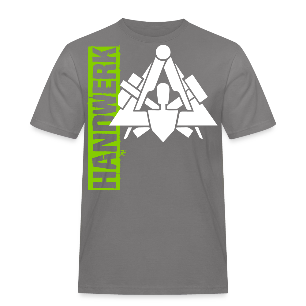 Unisex Workwear T-Shirt "Maurer" Grau Männer Workwear T-Shirt