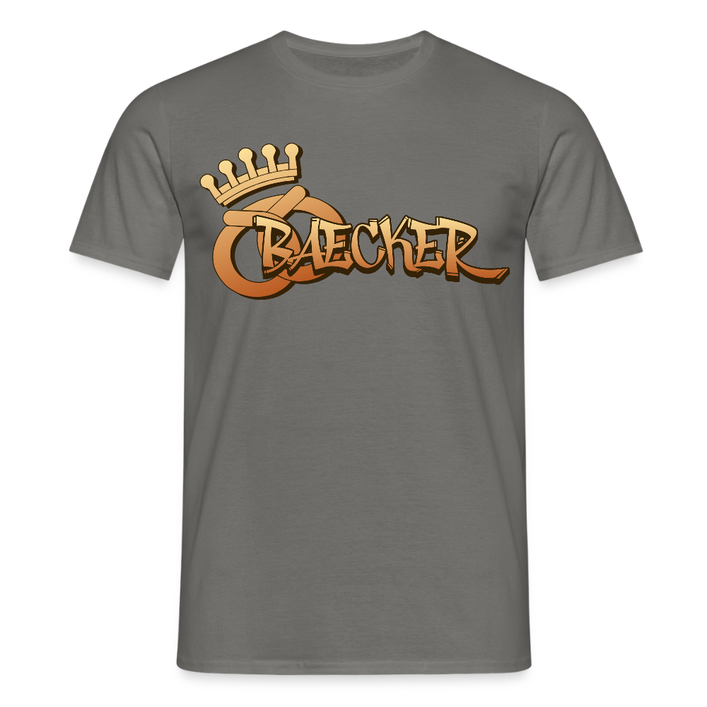 Unisex T-Shirt "Bäcker" Graphit Männer T-Shirt