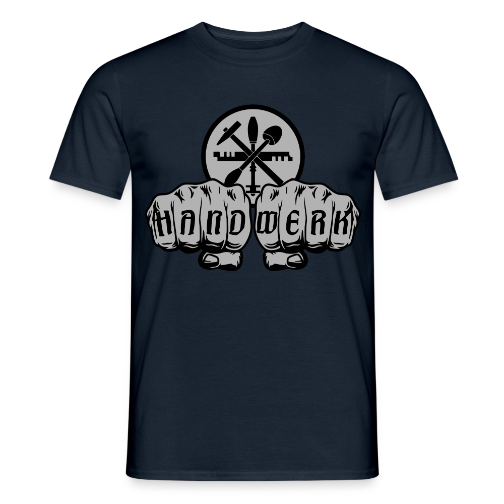 Unisex T-Shirt "Glaser"-Power von Spreadconnect, bequemes Herren T-Shirt aus weichem Stoff mit großem Druck auf der Vorderseite