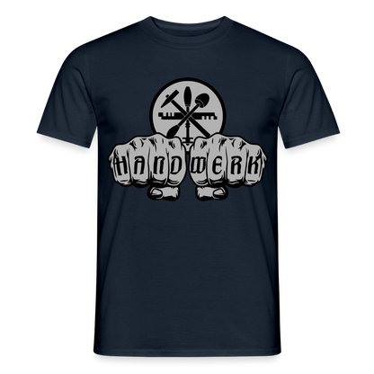 Unisex T-Shirt "Glaser"-Power von Spreadconnect, bequemes Herren T-Shirt aus weichem Stoff mit großem Druck auf der Vorderseite