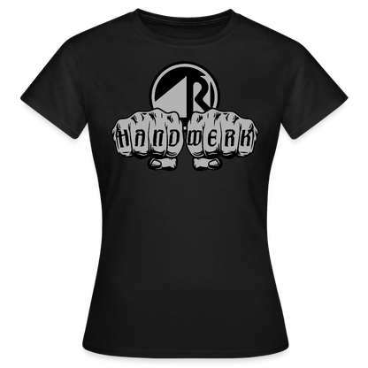 Frauen T-Shirt "Raumausstatter" Schwarz Frauen T-Shirt
